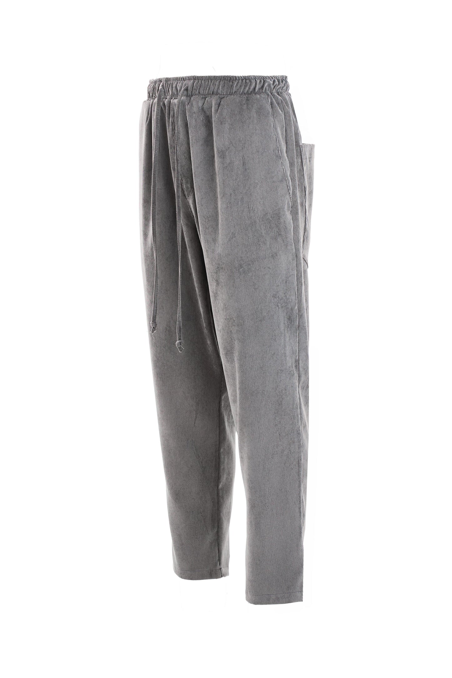 Pantaloni gri cu textură fină